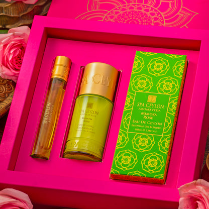 Mimosa Rose - Eau De Ceylon Refreshing Collection Set Box