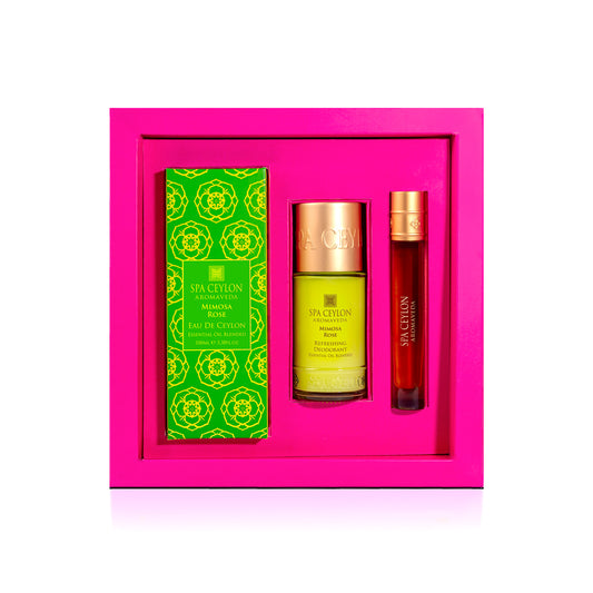 Mimosa Rose - Eau De Ceylon Refreshing Collection Set Box