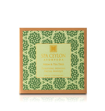 Neem & Tea Tree - Purifying Mineral Masque 100g - Spa Ceylon Sri Lanka