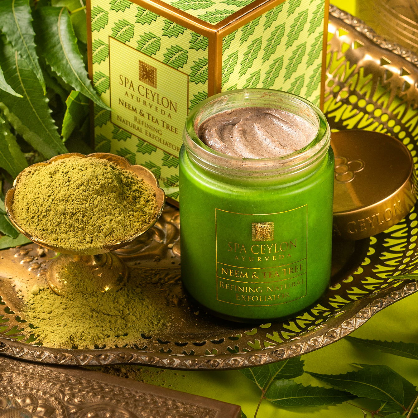 Neem & Tea Tree - Refining Natural Exfoliator 200g - Spa Ceylon Sri Lanka