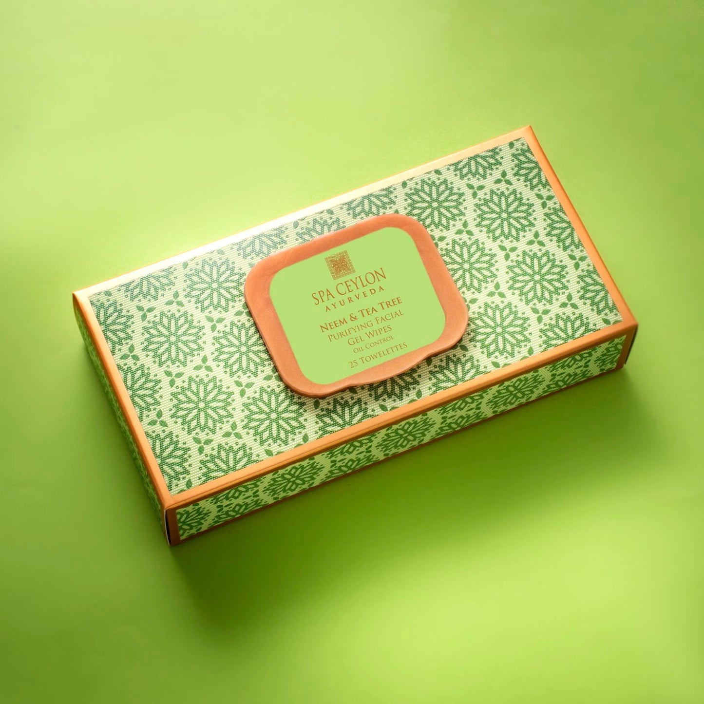 Neem & Tea Tree Purifying Facial Gel Wipes - Spa Ceylon Sri Lanka