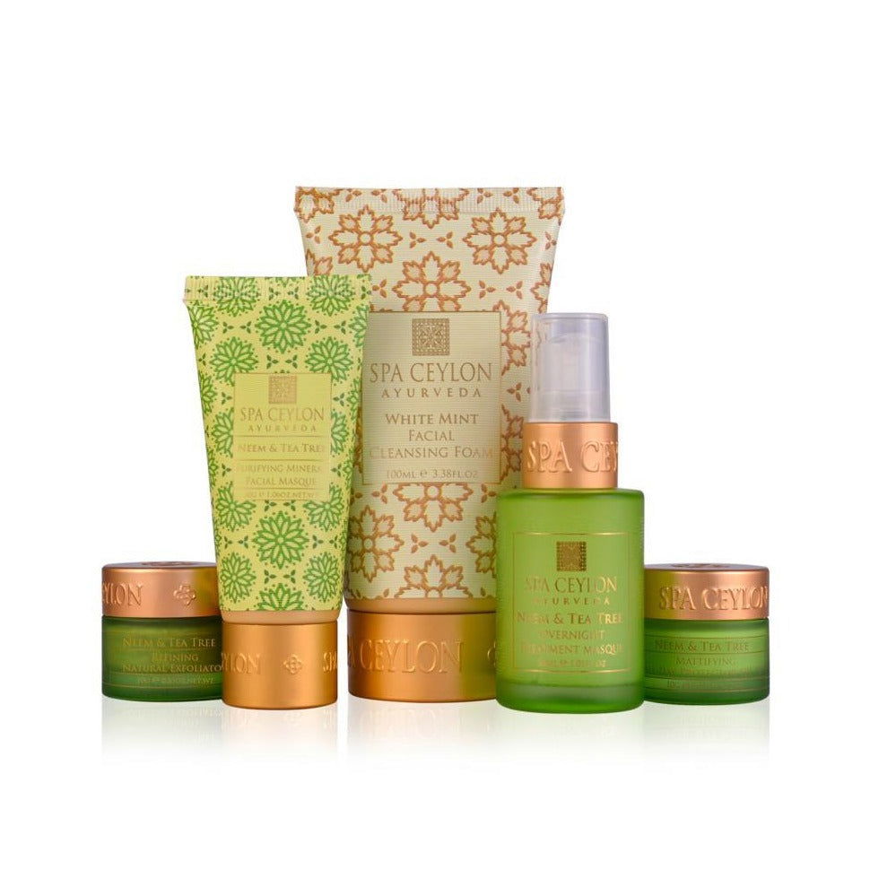 Neem & Tea Tree – Skin Care Essentials Set - Spa Ceylon Sri Lanka