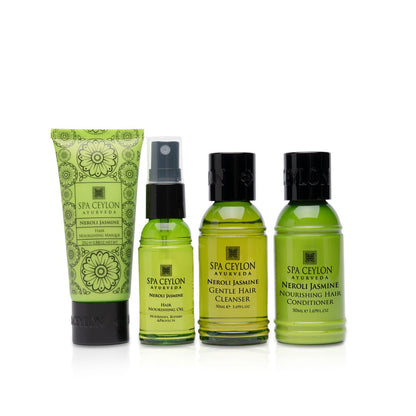 Neroli Jasmine - Hair Care Discovery Set - Spa Ceylon Sri Lanka