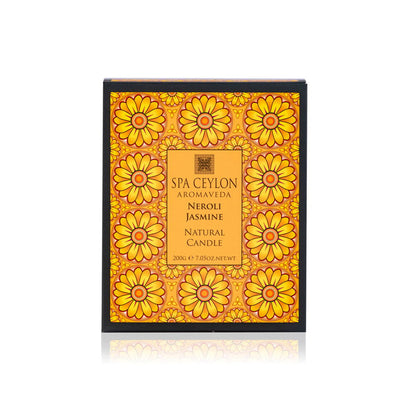 Neroli Jasmine - Natural Candle - 200g - Spa Ceylon Sri Lanka