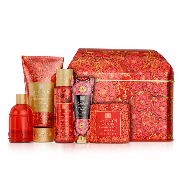 Orchid Paradise - Cardamom Rose Pampering Set – Spa Ceylon Sri Lanka