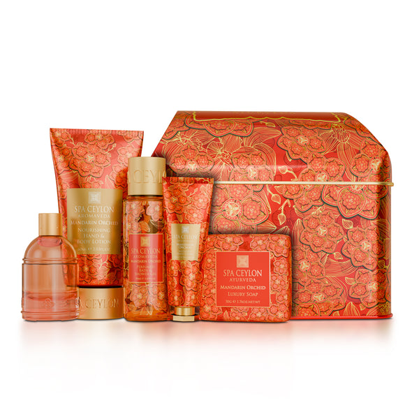 Orchid Paradise - Mandarin Orchid Pampering Set – Spa Ceylon Sri Lanka