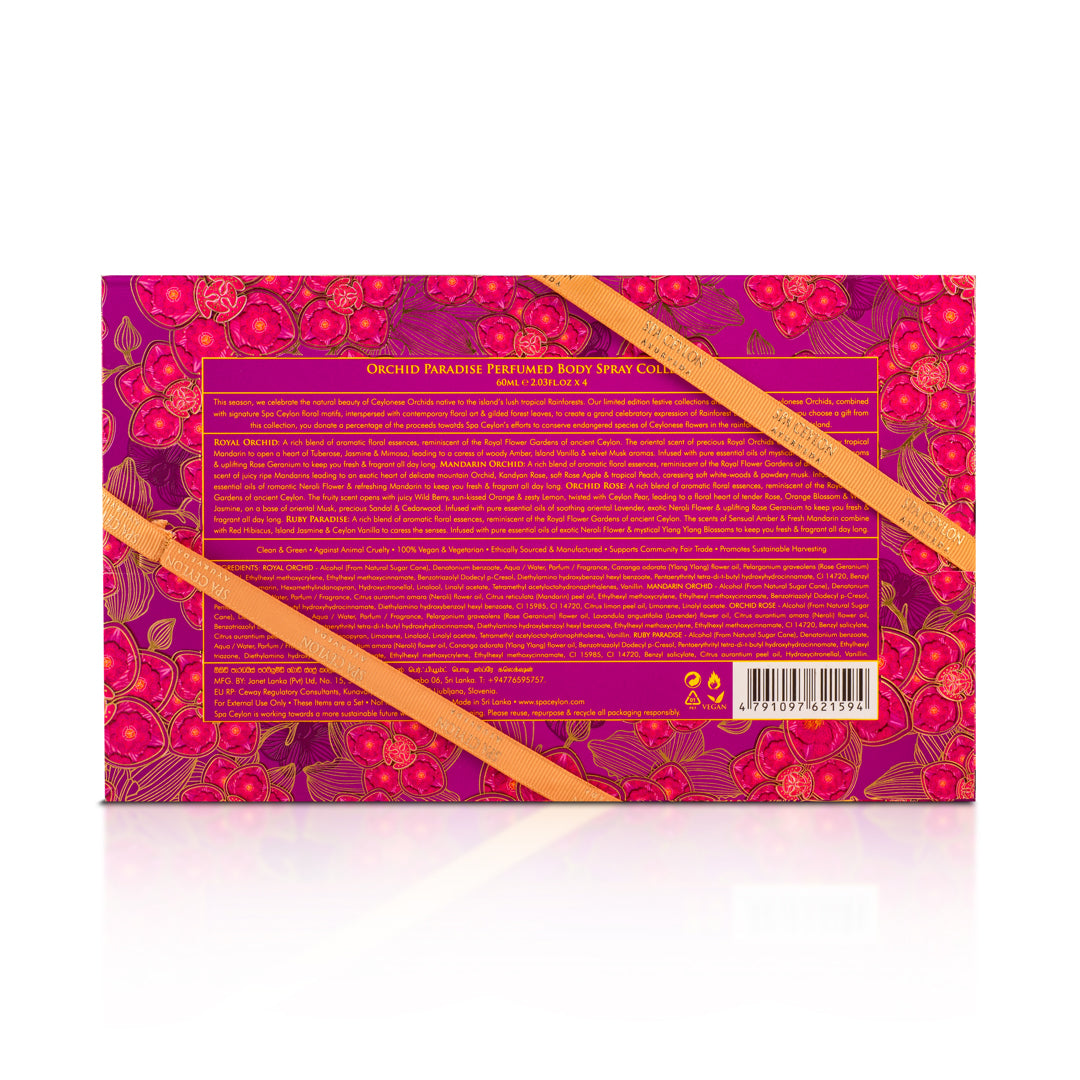 Orchid Paradise - Perfumed Body Spray Collection