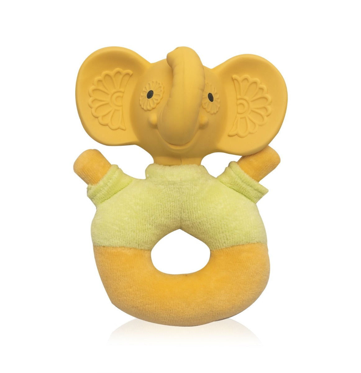 Pancha The Baby Elephant - Natural Soft Rattle Baby Toy - Spa Ceylon Sri Lanka