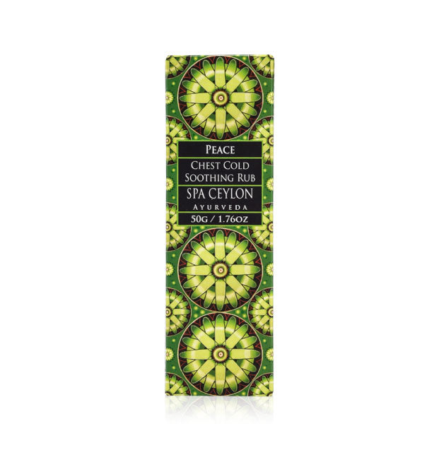 Peace - Chest Cold Soothing Rub 50g - Spa Ceylon Sri Lanka