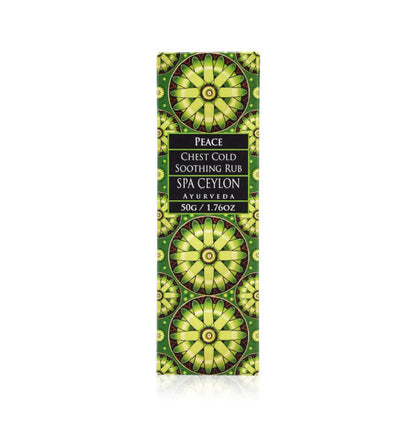 Peace - Chest Cold Soothing Rub 50g - Spa Ceylon Sri Lanka