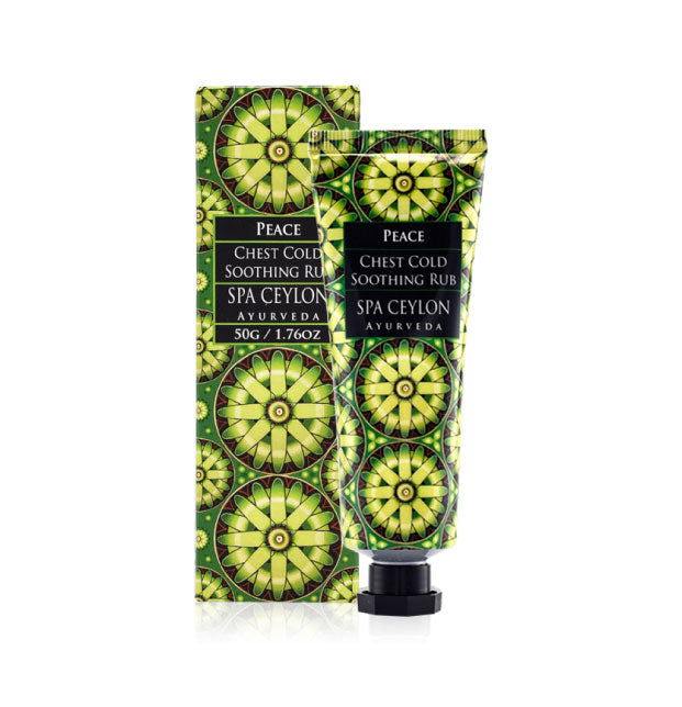Peace - Chest Cold Soothing Rub 50g - Spa Ceylon Sri Lanka