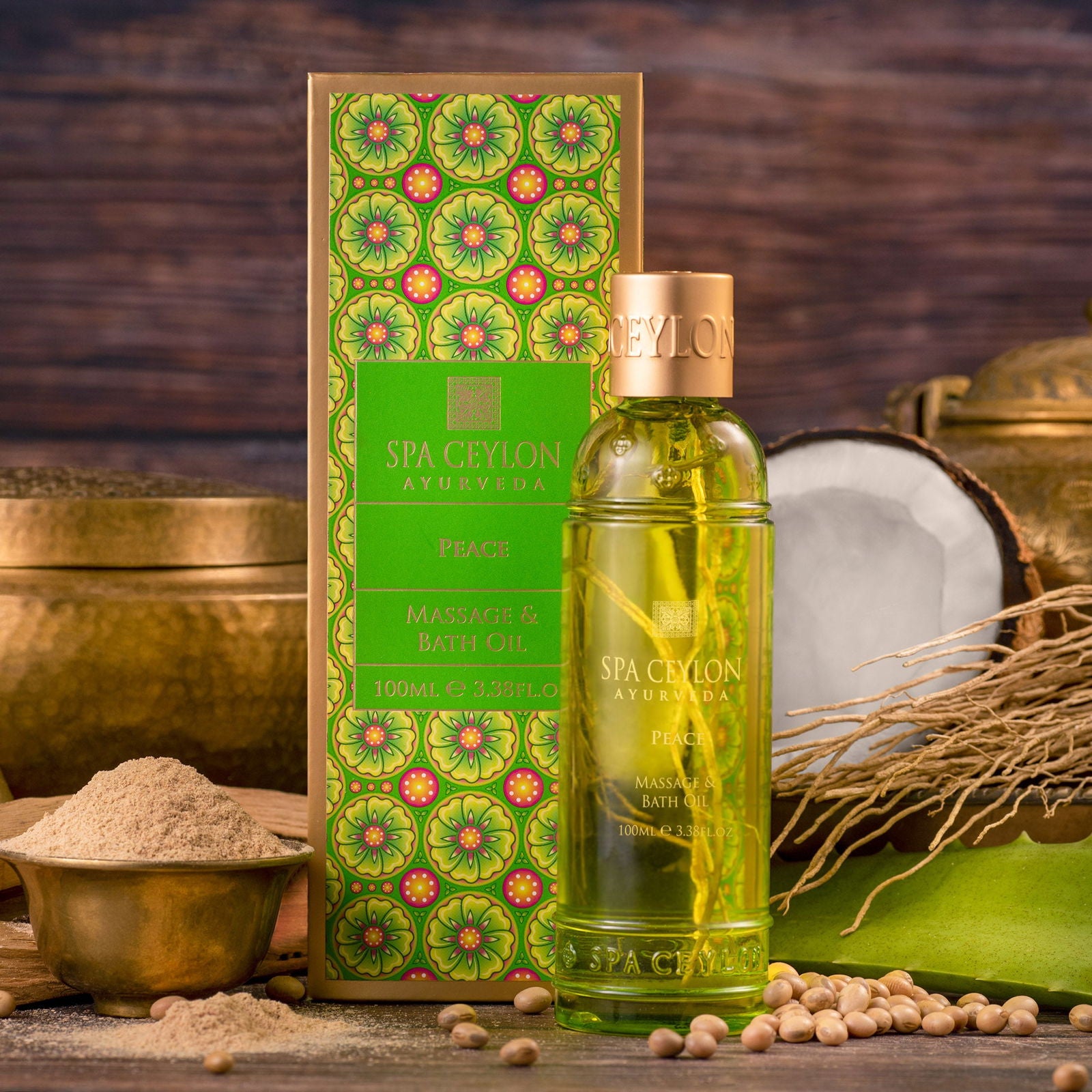 Peace - Massage & Bath Oil 100ml - Spa Ceylon Sri Lanka