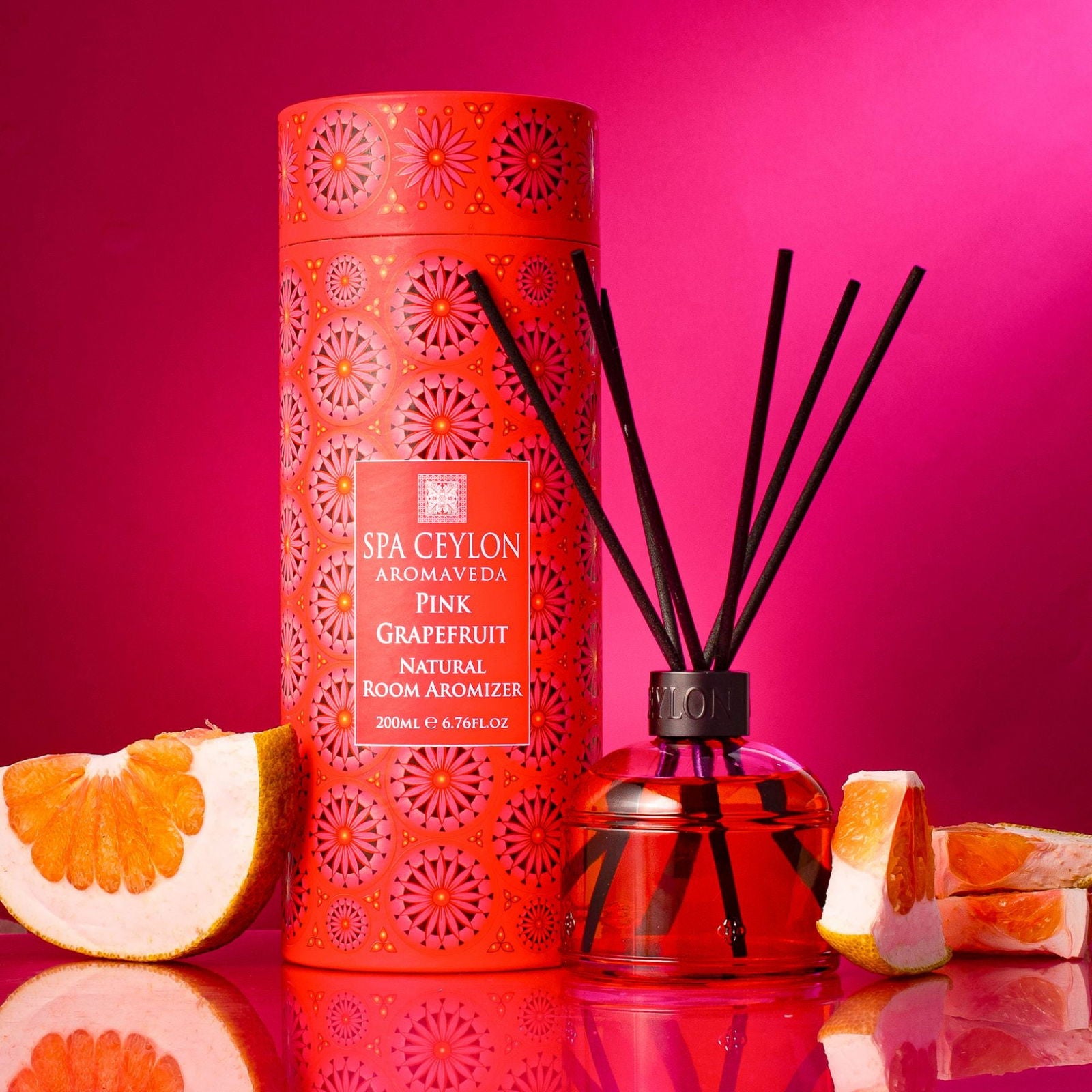 Pink Grapefruit -  Natural Room Aromizer 200ml - Spa Ceylon Sri Lanka