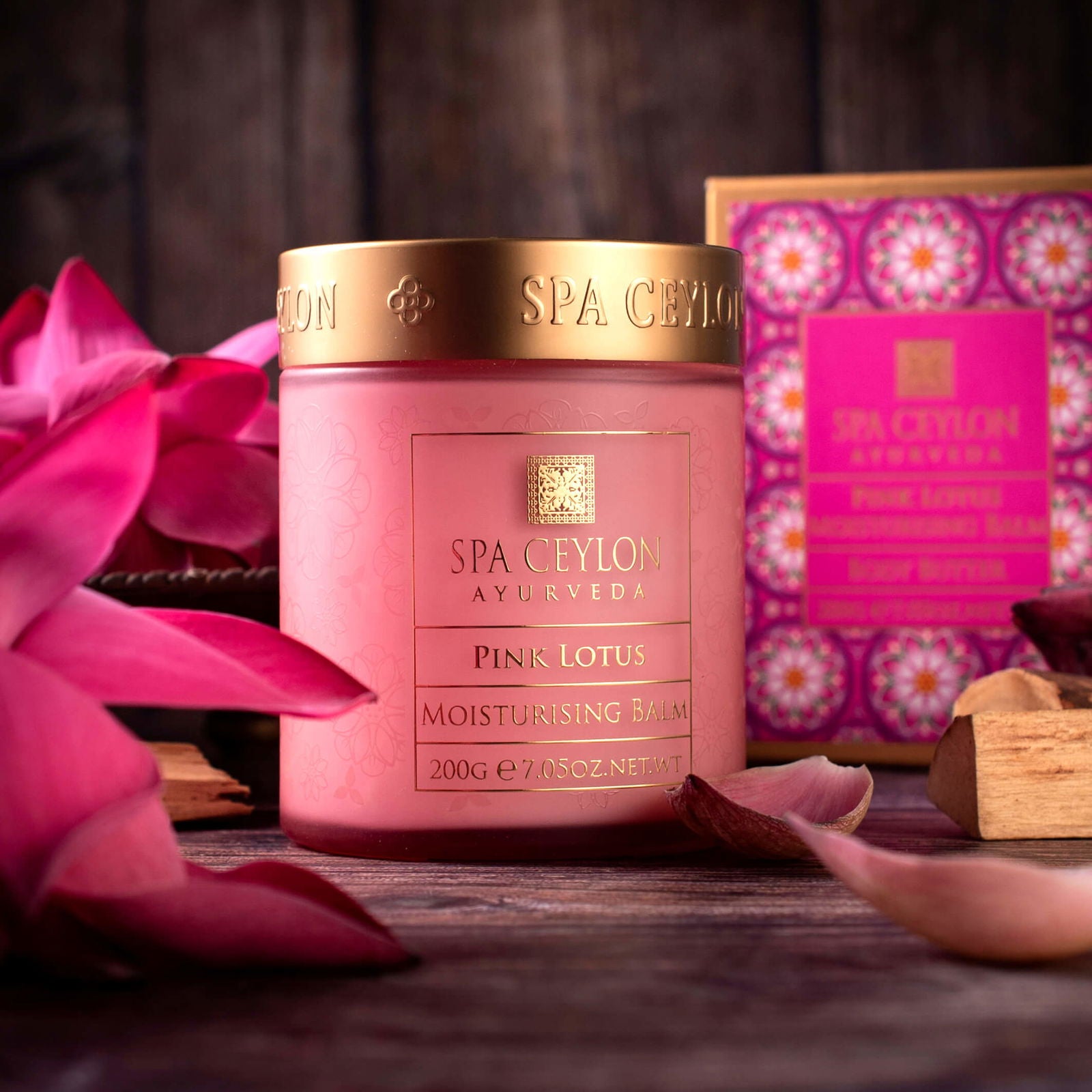 Pink lotus - Moisturising Balm 200g - Spa Ceylon Sri Lanka
