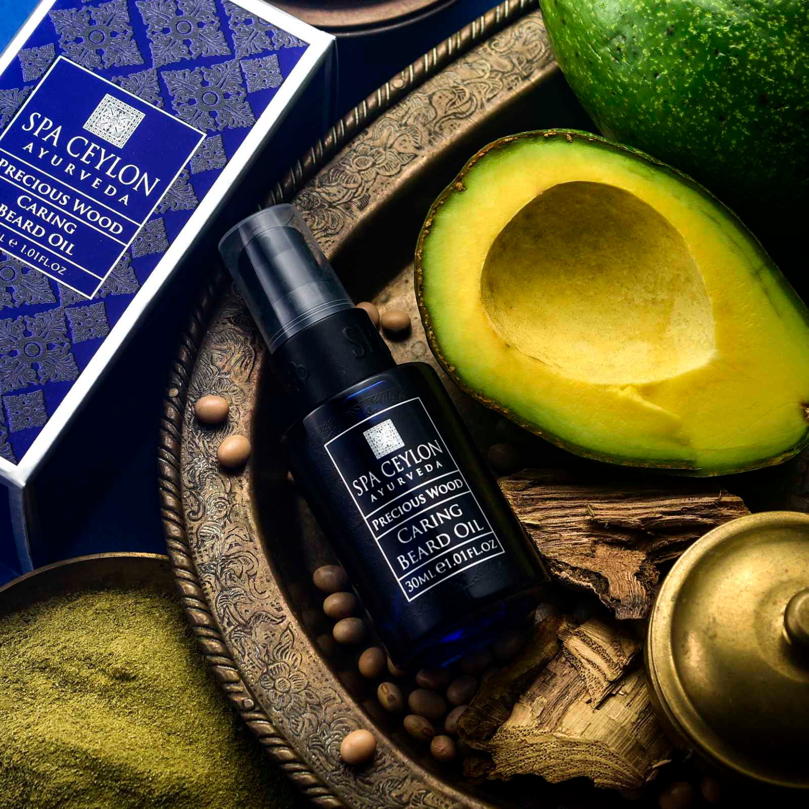 Precious Wood Caring Beard Oil 30ml - Spa Ceylon Sri Lanka