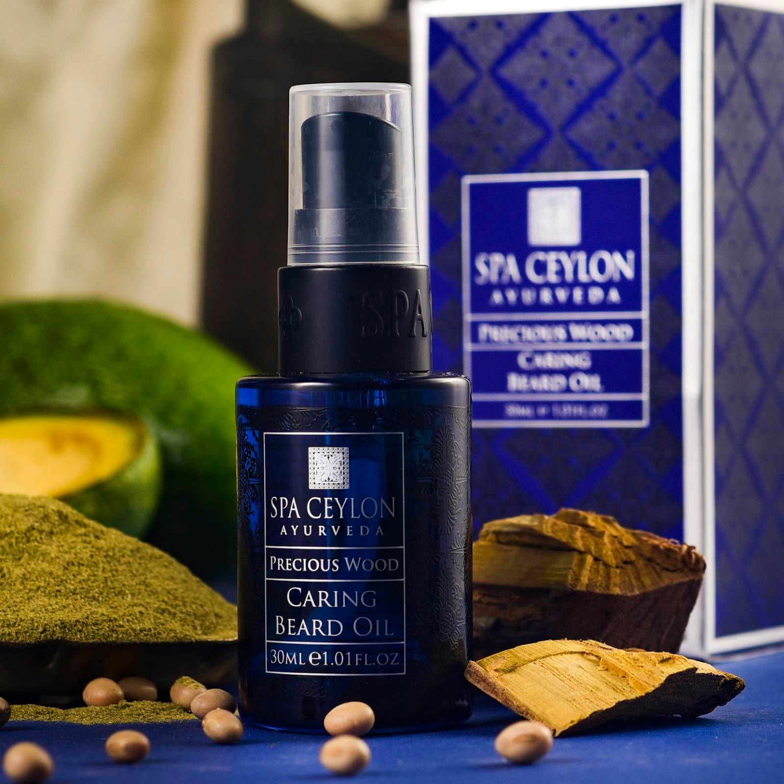 Precious Wood Caring Beard Oil 30ml - Spa Ceylon Sri Lanka