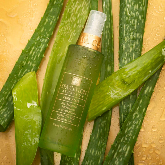Pure Aloe - All Seasons Soothing & Hydrating Head To Toe Caring Gel 100ml - Spa Ceylon Sri Lanka