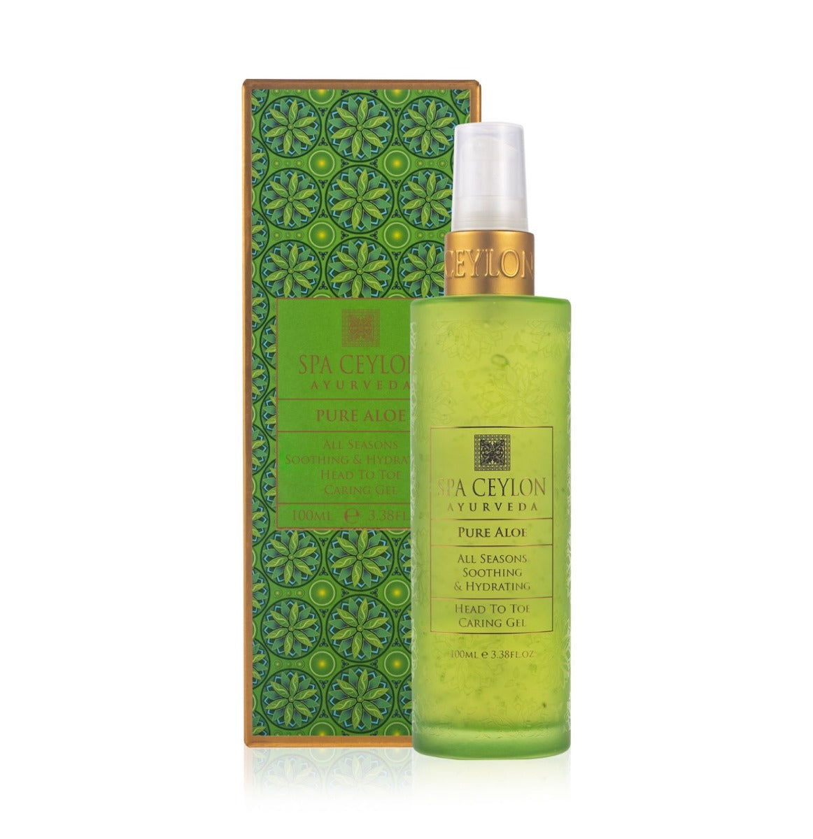 Pure Aloe - All Seasons Soothing & Hydrating Head To Toe Caring Gel 100ml - Spa Ceylon Sri Lanka