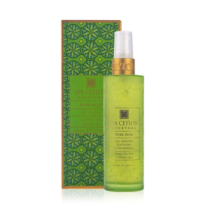 Pure Aloe - All Seasons Soothing & Hydrating Head To Toe Caring Gel 100ml - Spa Ceylon Sri Lanka