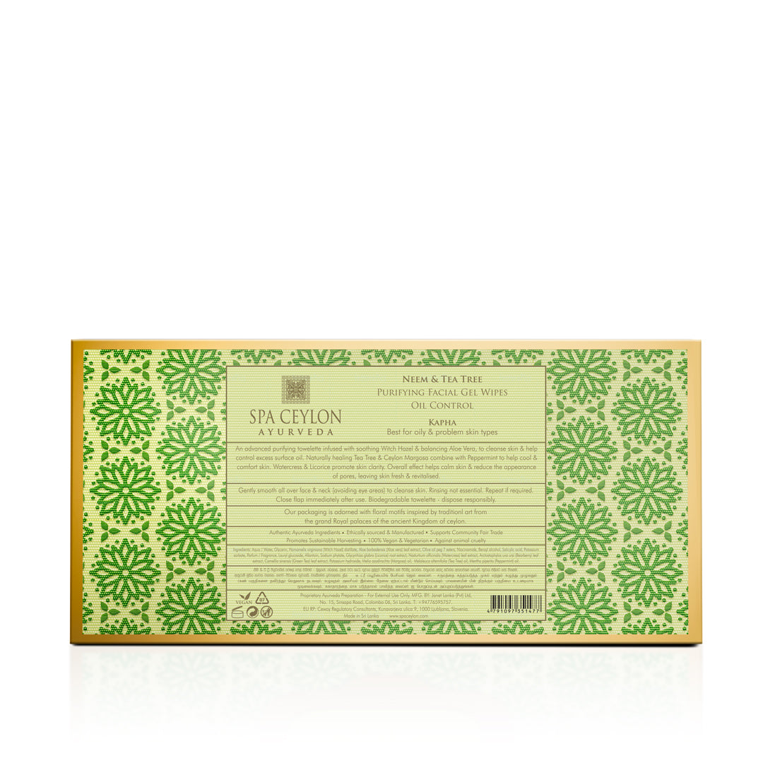 Neem & Tea Tree Purifying Facial Gel Wipes