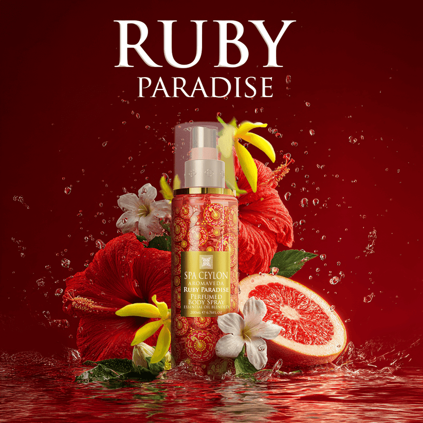 Ruby Paradise - Body Spray 200ml – Spa Ceylon Sri Lanka