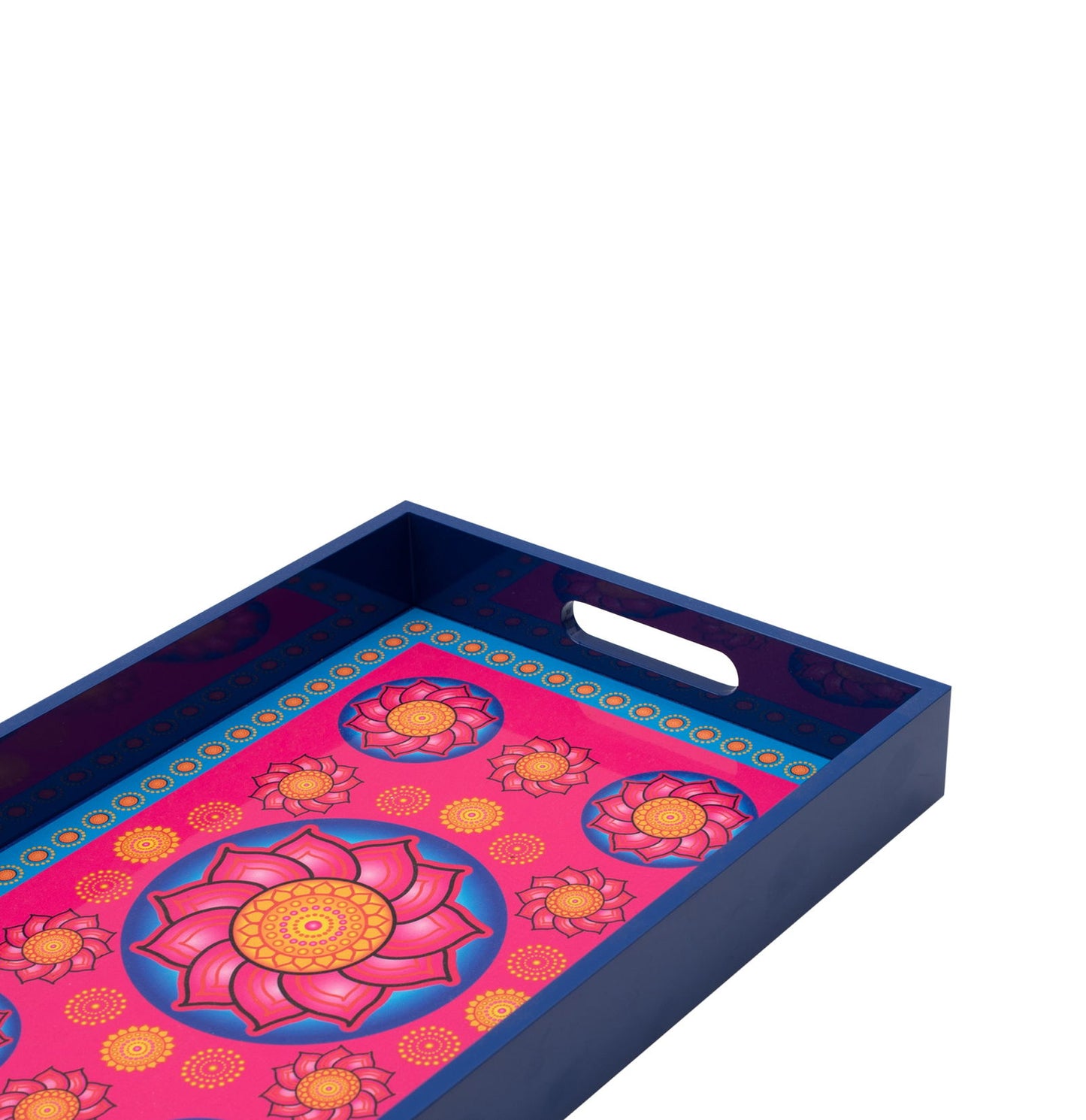 Rectangle Tray Royal Lotus A 46cmx30cm - Spa Ceylon Sri Lanka