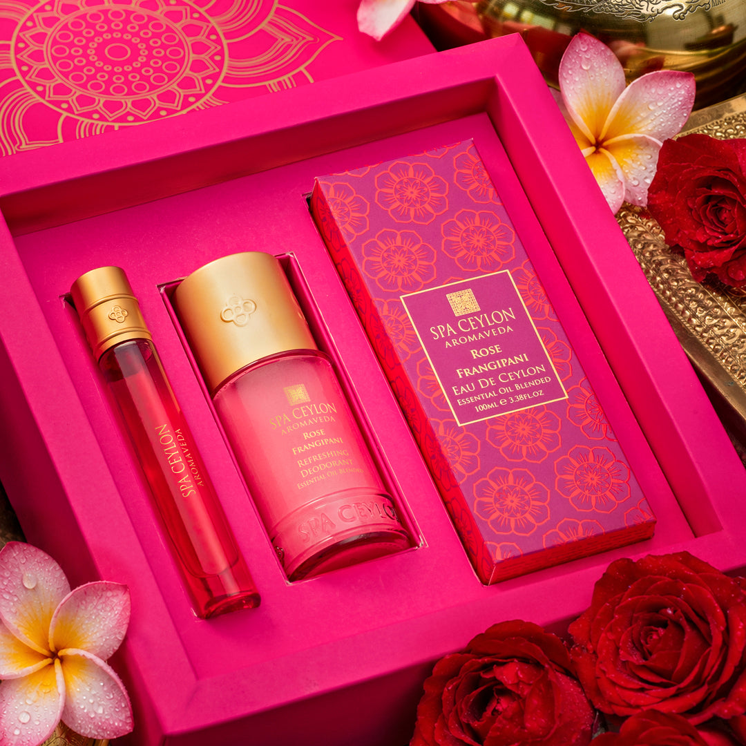 Rose Frangipani - Eau De Ceylon Refreshing Collection Set Box