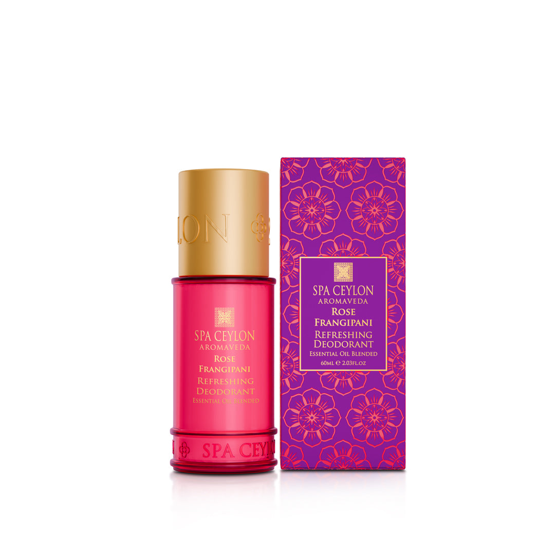 Rose Frangipani - Refreshing Deodorant - 60ml – Spa Ceylon Sri Lanka