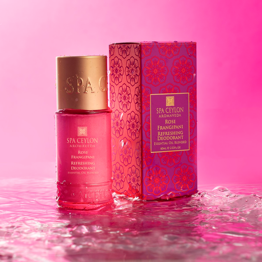 Rose Frangipani - Eau de Ceylon - Refreshing Deodorant - 60ml - Spa Ceylon Sri Lanka