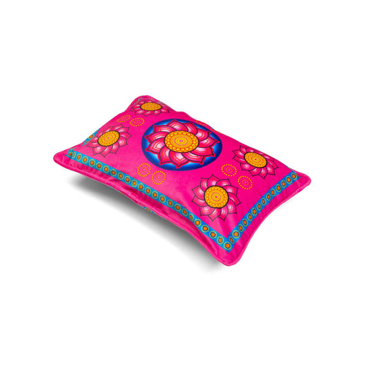 Royal Lotus Double Sided Velvet Cushion Cover 12"x18" - Spa Ceylon Sri Lanka