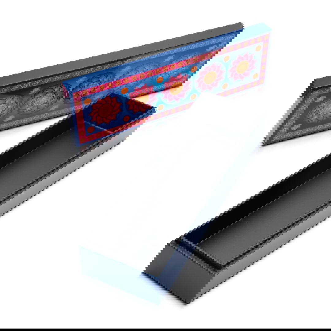 Royal Lotus Lacquerware Rectangle Box With Lid 26cmL x8cmW x6cmH - Spa Ceylon Sri Lanka
