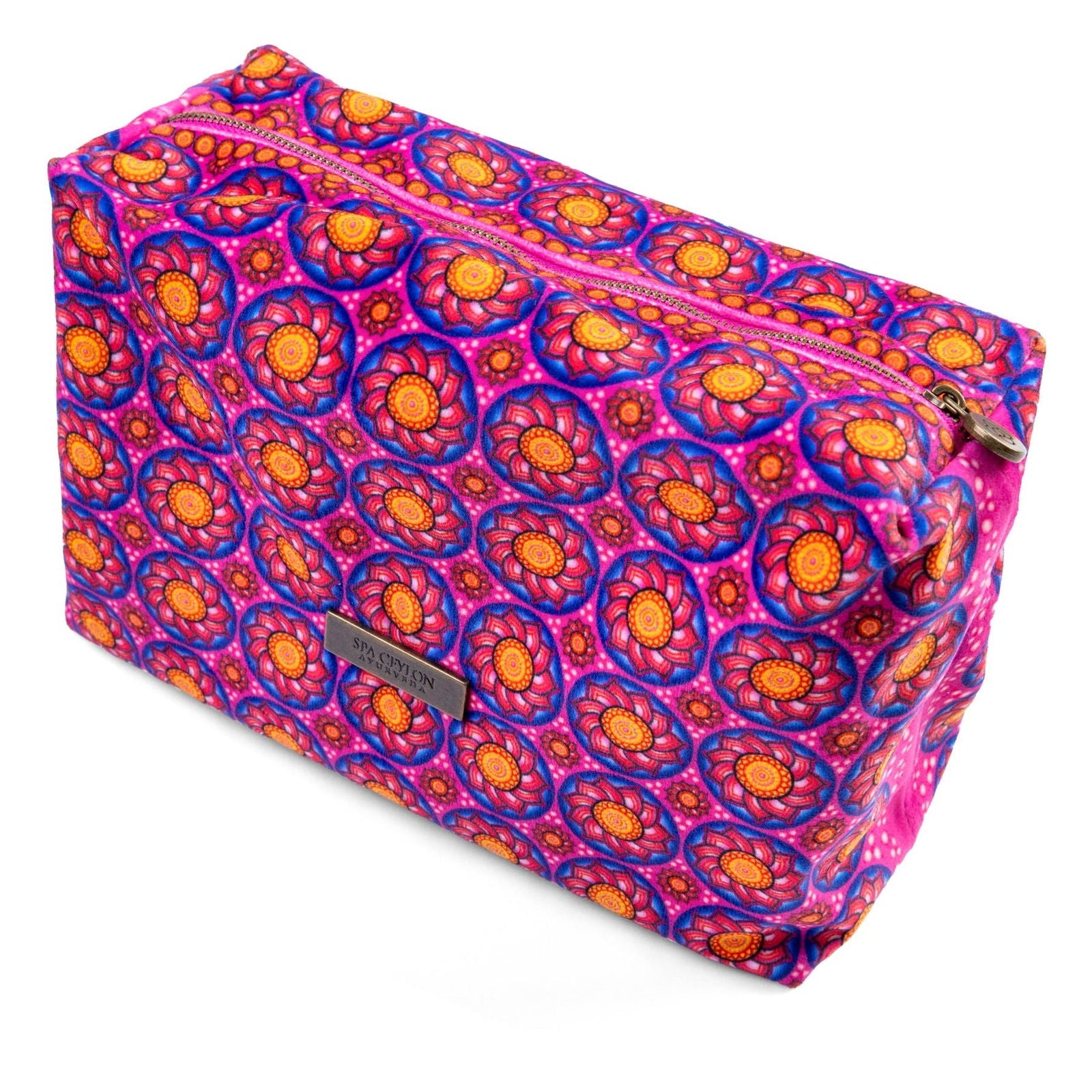 Royal Lotus Velvet Pouch 21cm x15cm x8cm - Spa Ceylon Sri Lanka