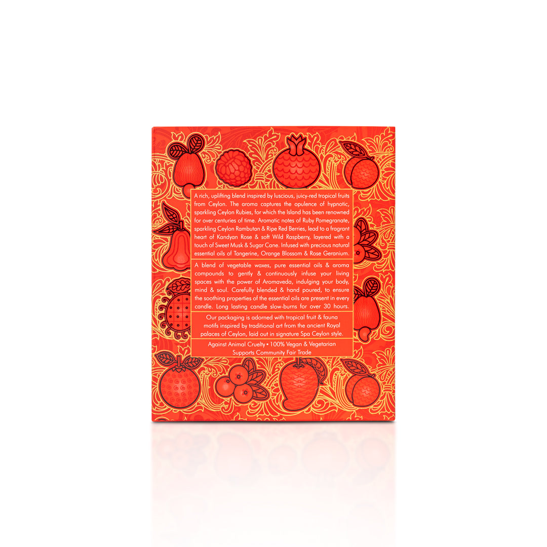 Ruby Fruits - Jewel Fruits - Natural Candle - 200g