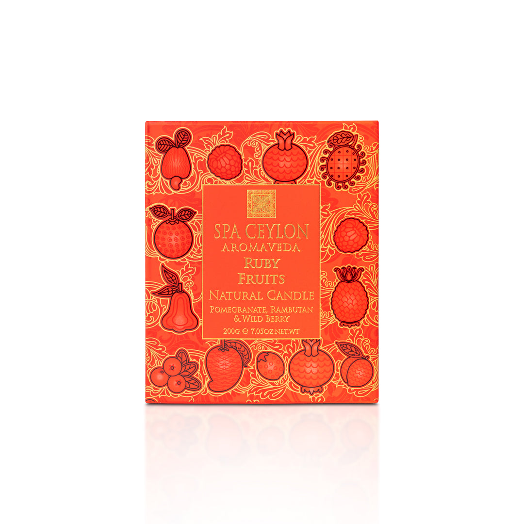Ruby Fruits - Jewel Fruits - Natural Candle - 200g