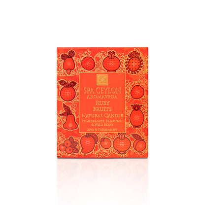 Ruby Fruits - Jewel Fruits - Natural Candle - 200g