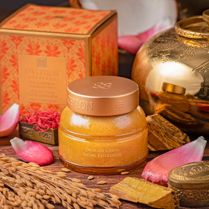 Sal & Saffron - Vitamin E Rich - Delicate Creme Facial Exfoliator - 100g
