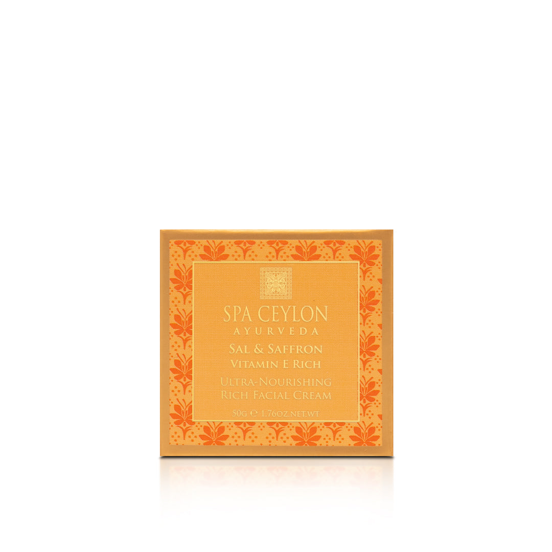 Sal & Saffron - Vitamin E Rich - Ultra-Nourishing Rich Facial Cream - 50g