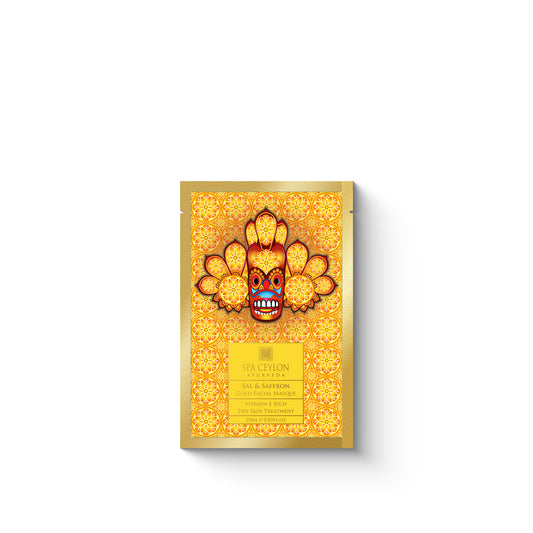 Sal & Saffron - Gold Facial Masque - Vitamin E Rich Dry Skin Treatment
