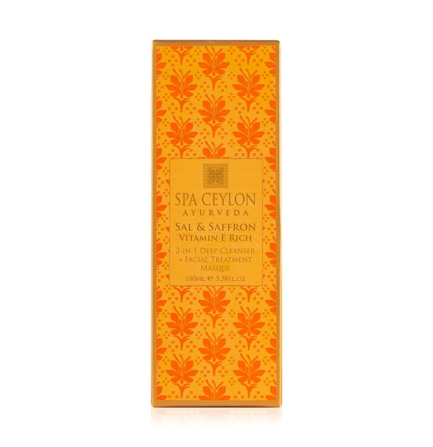 Sal & Saffron - 2-in-1 Deep Cleanser + Facial Treatment Masque 100ml - Spa Ceylon Sri Lanka