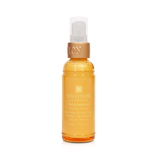 Sal & Saffron - Intense Hydrating Night Treatment Facial Serum 50ml - Spa Ceylon Sri Lanka