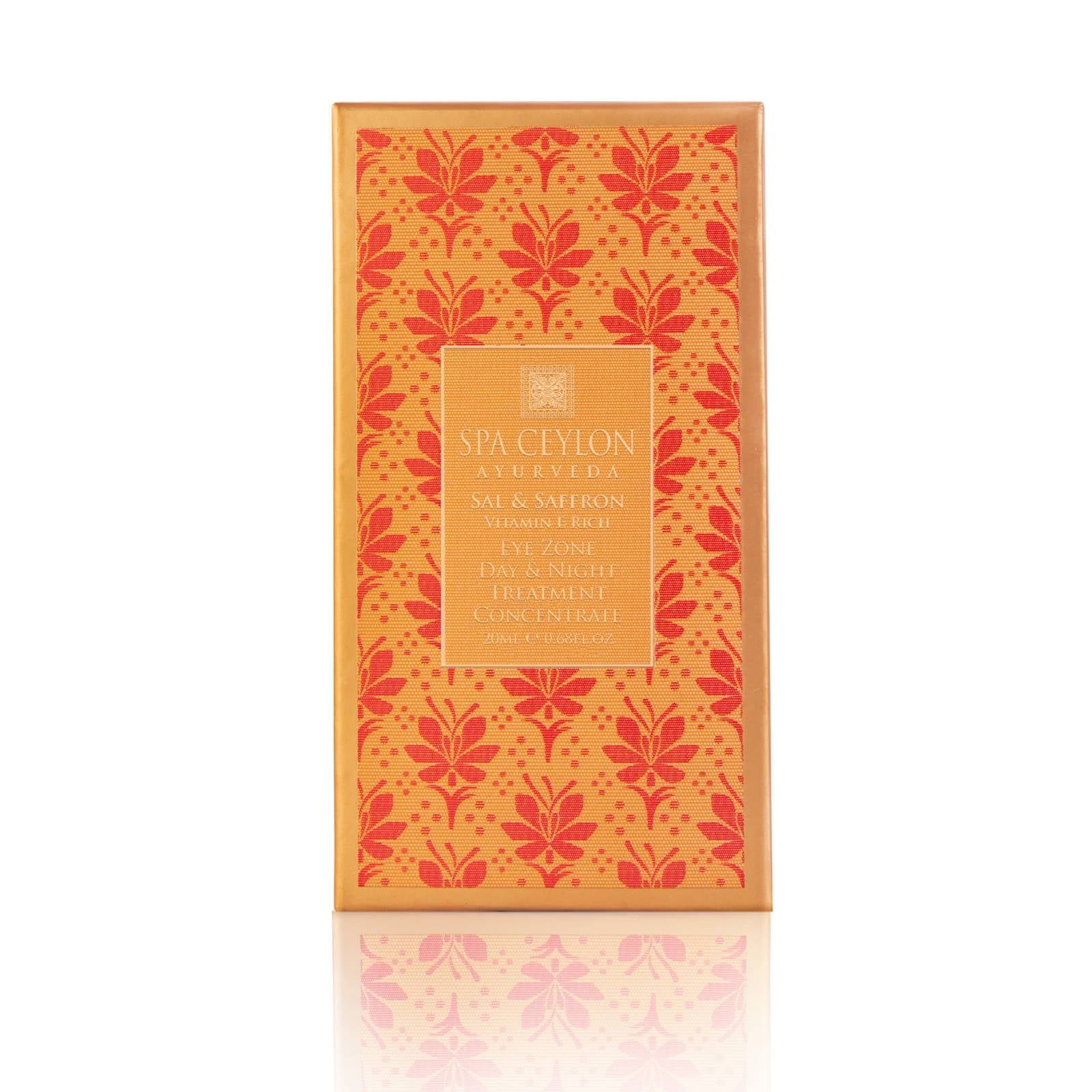 Sal & Saffron - Vitamin E Rich - Eye Zone - Day & Night Treatment Concentrate - 20ml - Spa Ceylon Sri Lanka