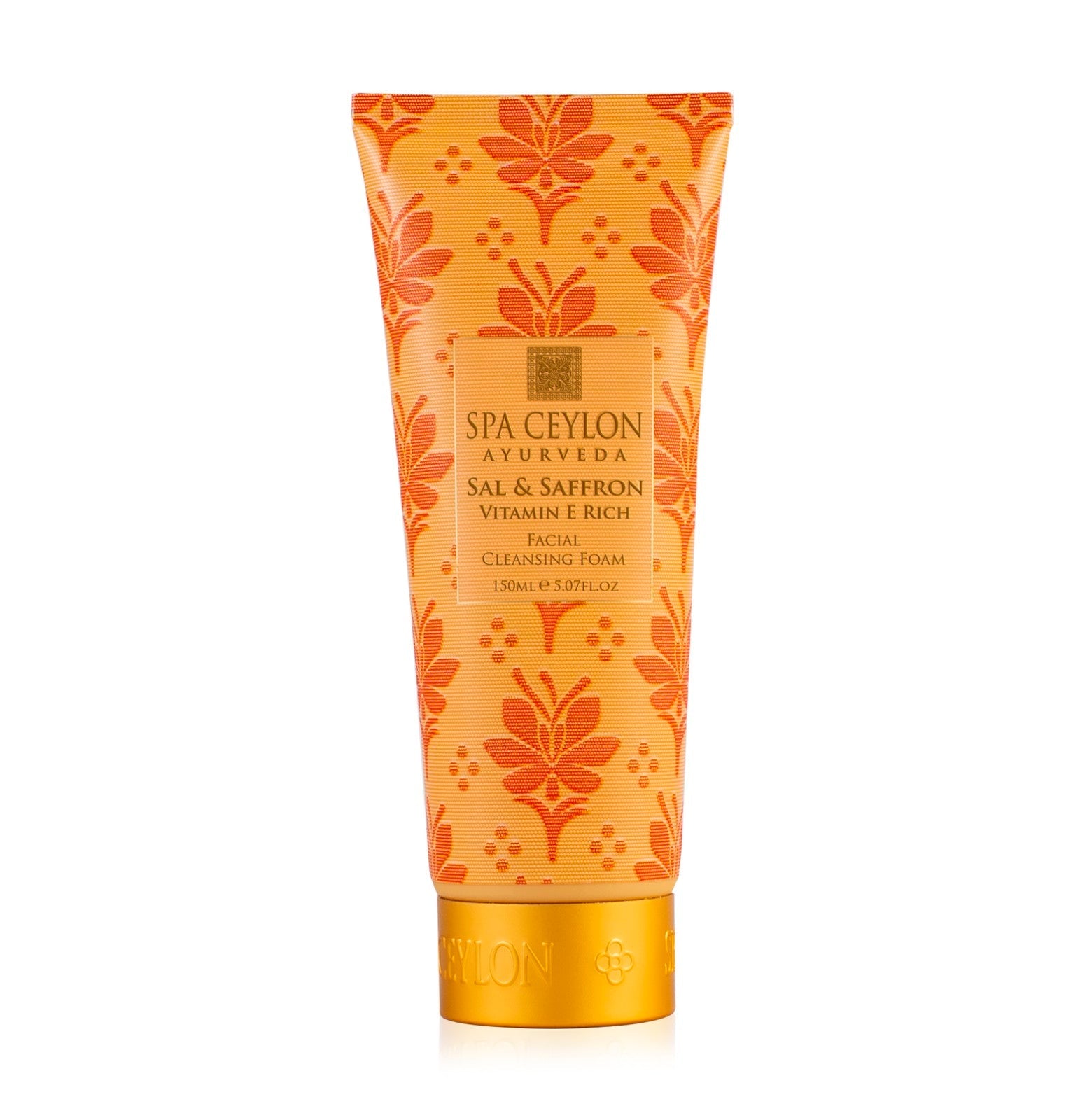 Sal & Saffron - Vitamin E Rich - Facial Cleansing Foam - 150ml - Spa Ceylon Sri Lanka