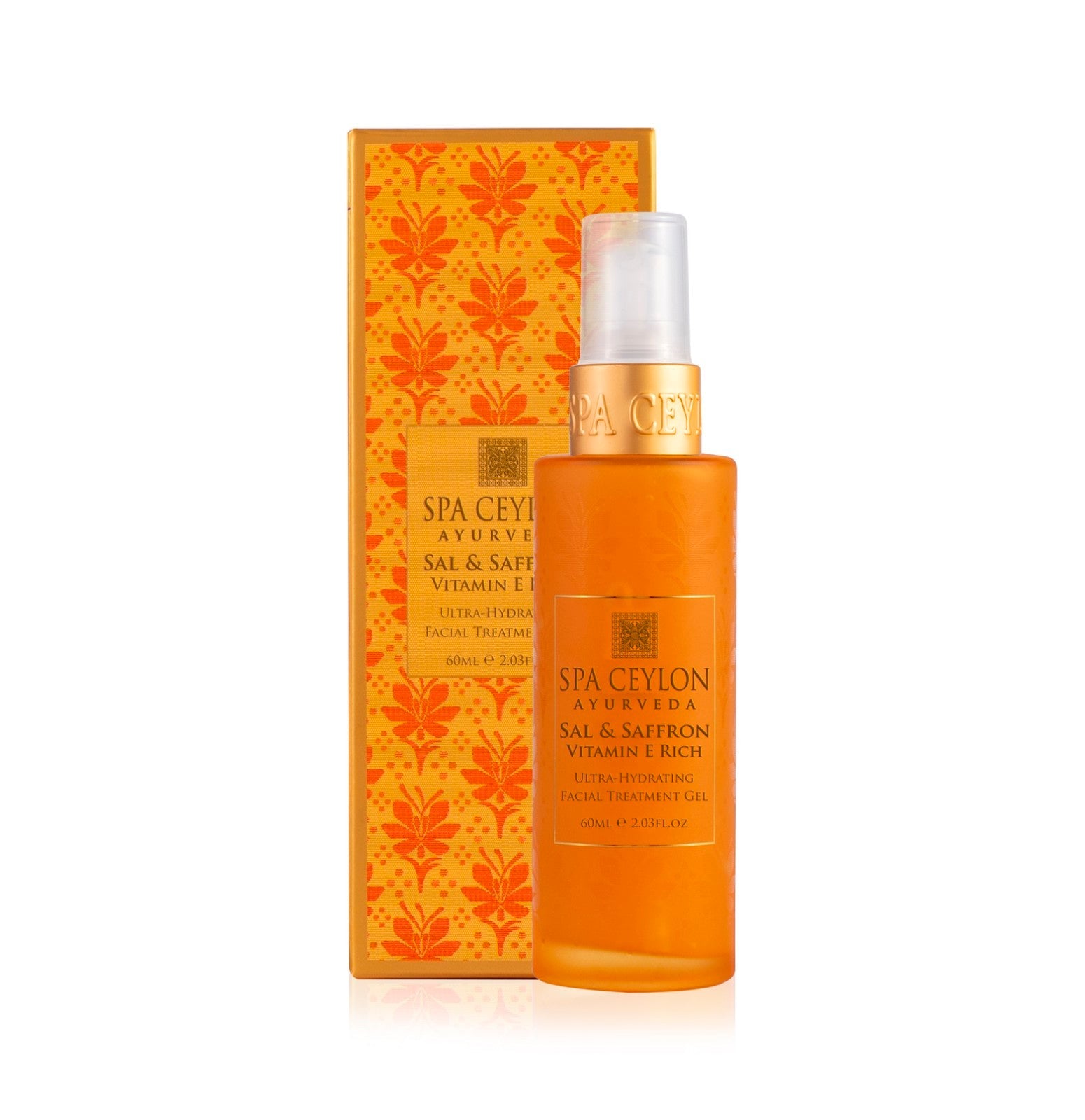 Sal & Saffron - Vitamin E Rich - Ultra-Hydrating Facial Treatment Gel - 60ml - Spa Ceylon Sri Lanka