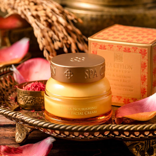 Sal & Saffron - Vitamin E Rich - Ultra-Nourishing Rich Facial Cream - 50g - Spa Ceylon Sri Lanka