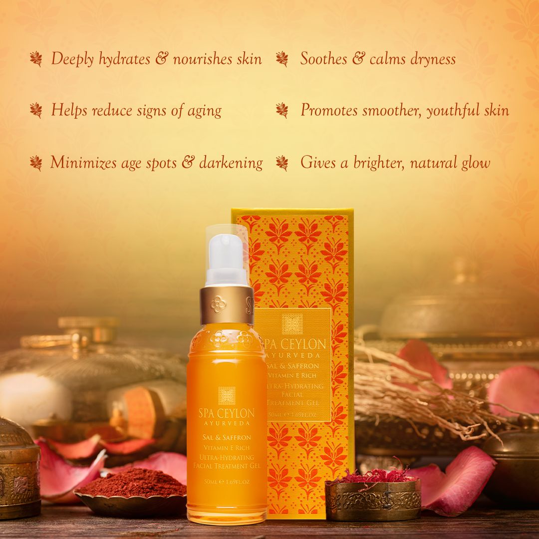 Sal & Saffron - Vitamin E Rich - Ultra-Hydrating Facial Treatment Gel - 50ml