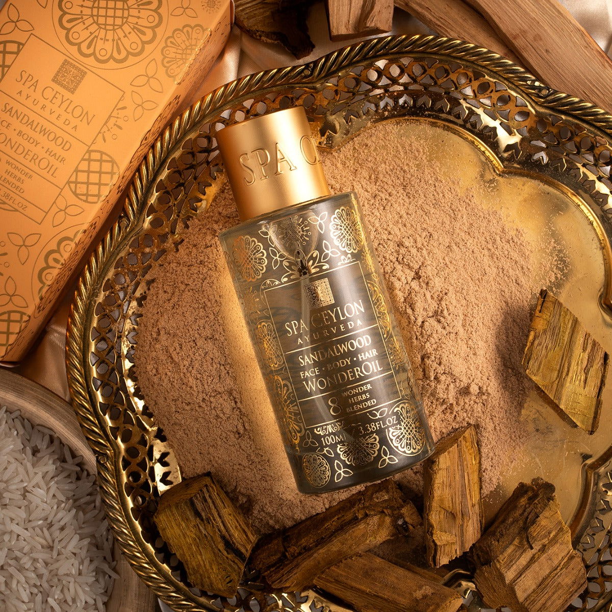 Sandalwood - Wonder Oil 100ml - Spa Ceylon Sri Lanka