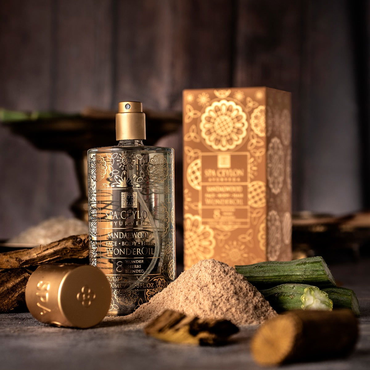 Sandalwood - Wonder Oil 100ml - Spa Ceylon Sri Lanka