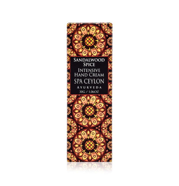 Sandalwood Spice - Intensive Hand Cream 30g - Spa Ceylon Sri Lanka