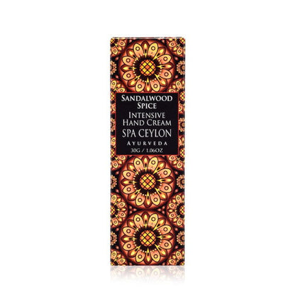 Sandalwood Spice - Intensive Hand Cream 30g - Spa Ceylon Sri Lanka