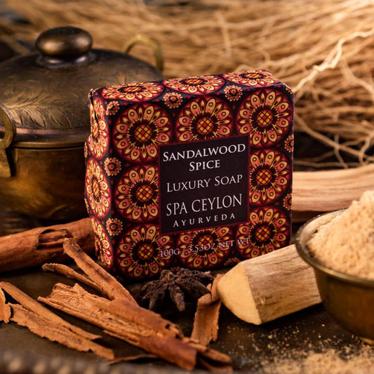 Sandalwood Spice - Luxury Soap 100g - Spa Ceylon Sri Lanka